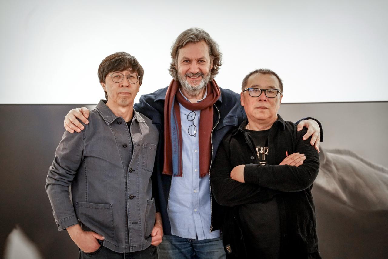 Na Risong, João Miguel Barros and Wang Zhengping Na Risong, João Miguel Barros and Wang Zhengping